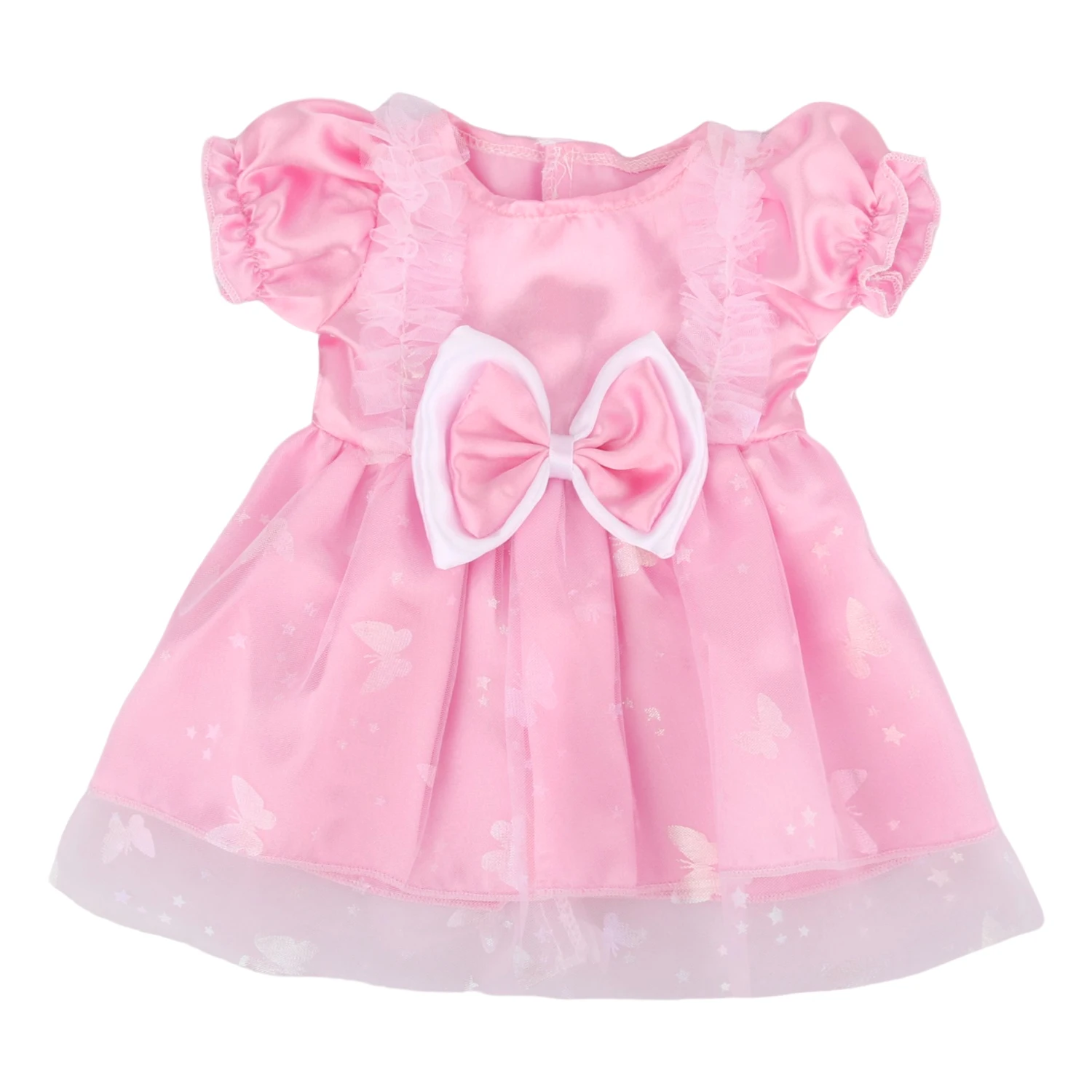 Lovely Princess Doll Dress Clothes For 43cm Baby New Born Doll Cute Bow Skirt For American 18 Inch&OG,Life Girl Dolls KId's Gift