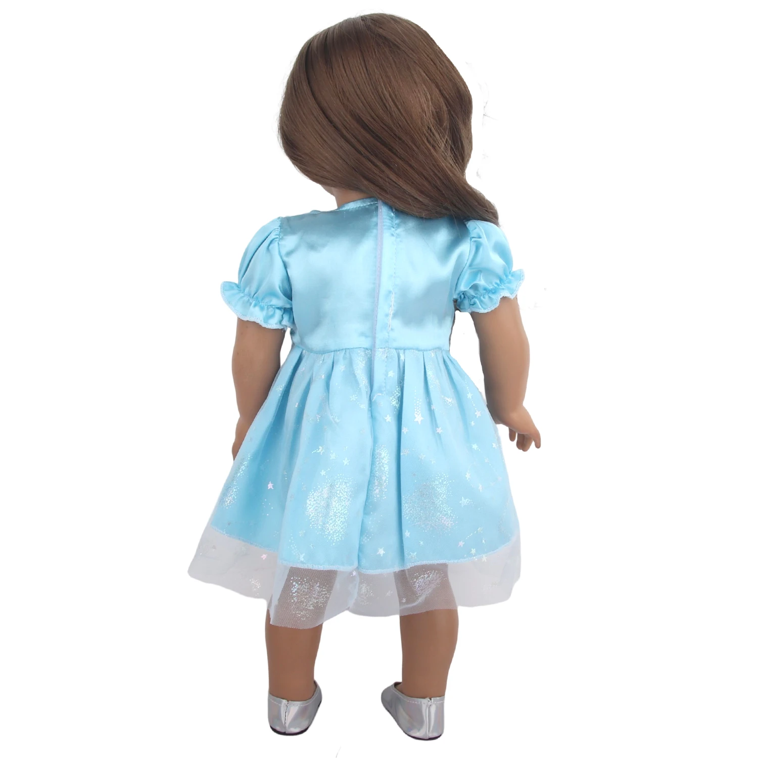 Lovely Princess Doll Dress Clothes For 43cm Baby New Born Doll Cute Bow Skirt For American 18 Inch&OG,Life Girl Dolls KId's Gift