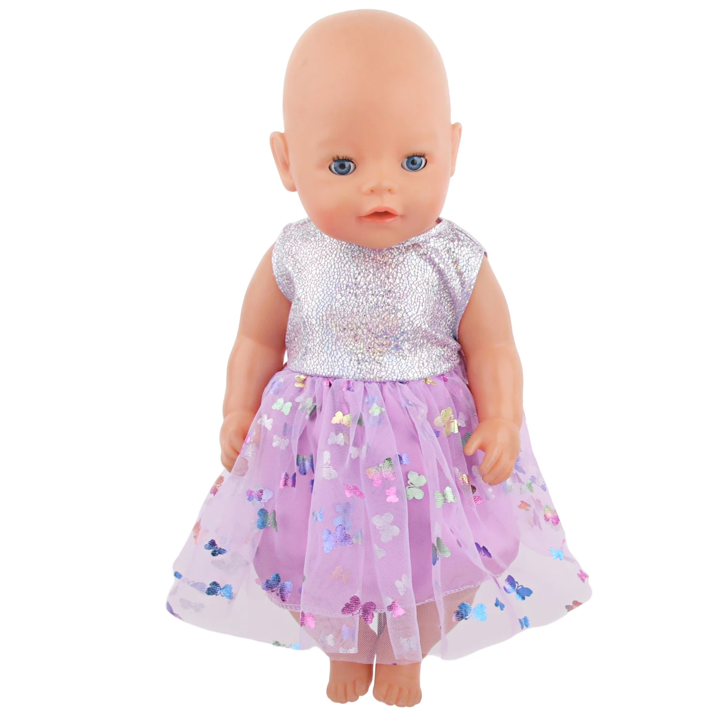 Lovely Princess Doll Dress Clothes For 43cm Baby New Born Doll Cute Bow Skirt For American 18 Inch&OG,Life Girl Dolls KId's Gift