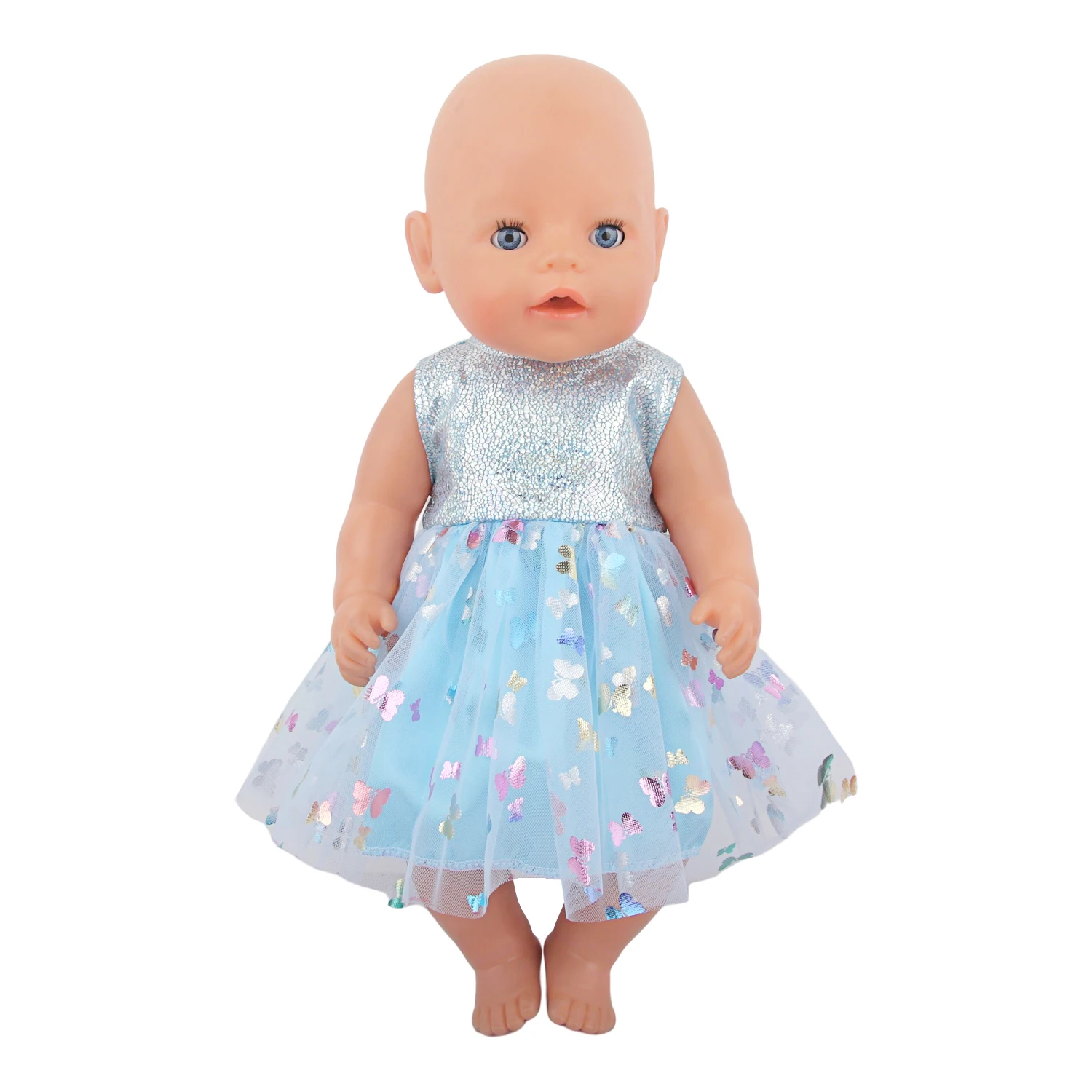 Lovely Princess Doll Dress Clothes For 43cm Baby New Born Doll Cute Bow Skirt For American 18 Inch&OG,Life Girl Dolls KId's Gift