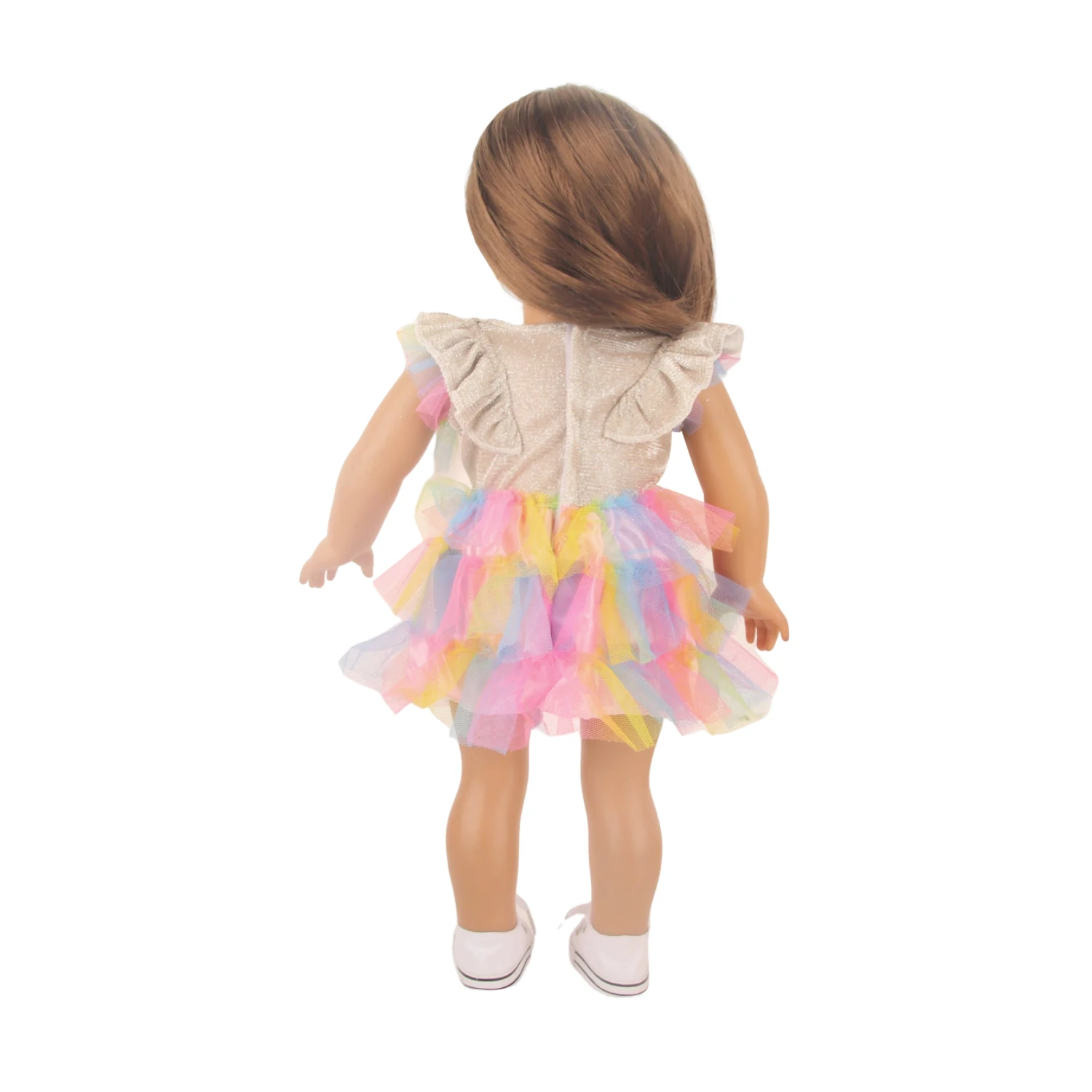 Lovely Princess Doll Dress Clothes For 43cm Baby New Born Doll Cute Bow Skirt For American 18 Inch&OG,Life Girl Dolls KId's Gift