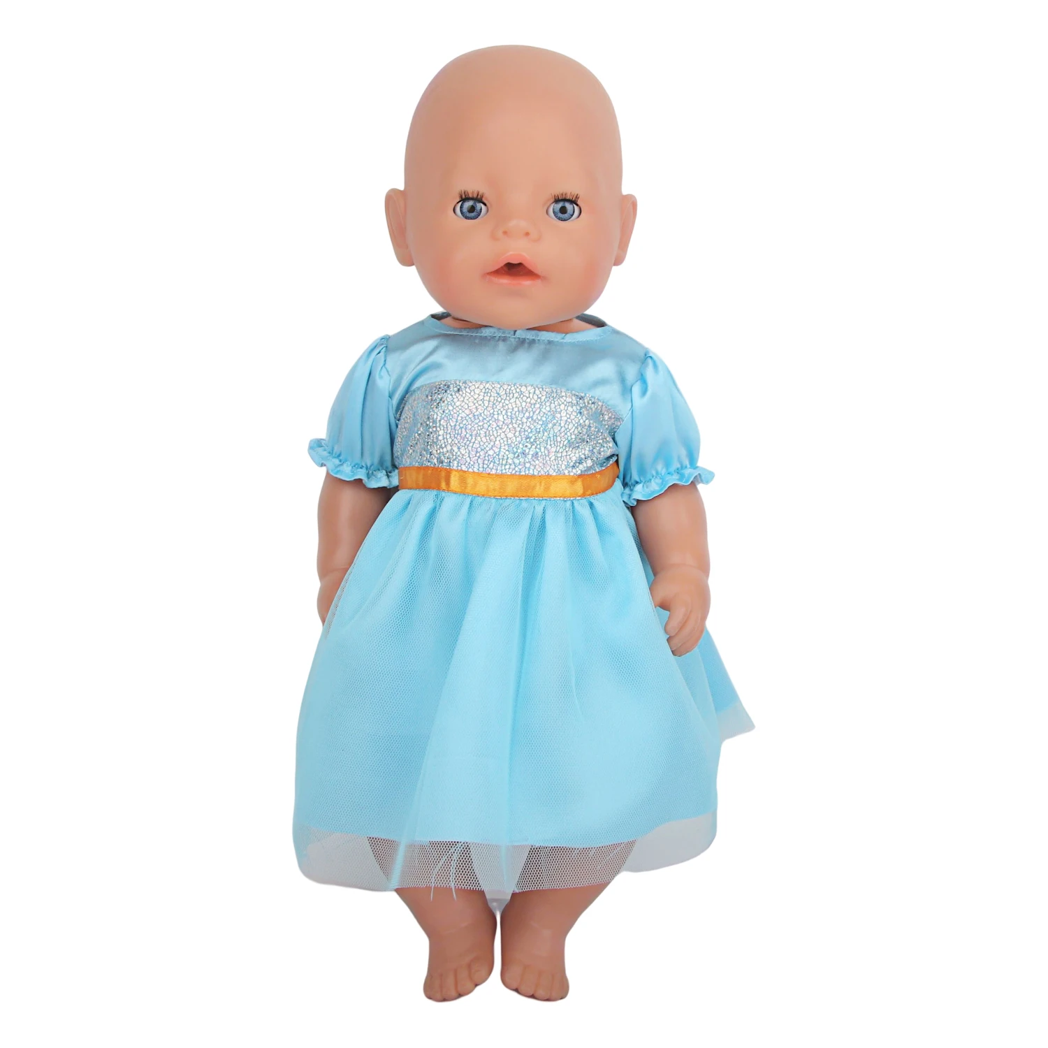 Lovely Princess Doll Dress Clothes For 43cm Baby New Born Doll Cute Bow Skirt For American 18 Inch&OG,Life Girl Dolls KId's Gift
