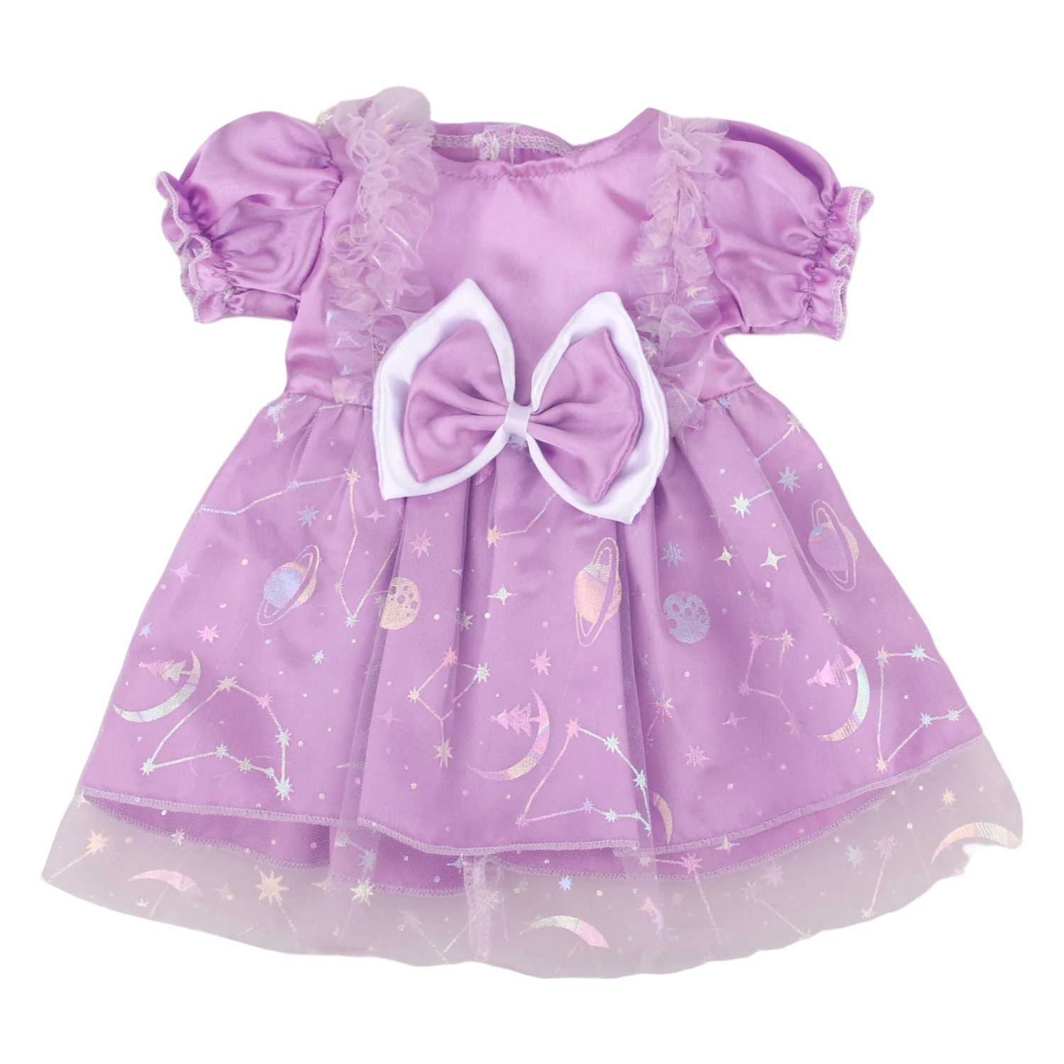 Lovely Princess Doll Dress Clothes For 43cm Baby New Born Doll Cute Bow Skirt For American 18 Inch&OG,Life Girl Dolls KId's Gift