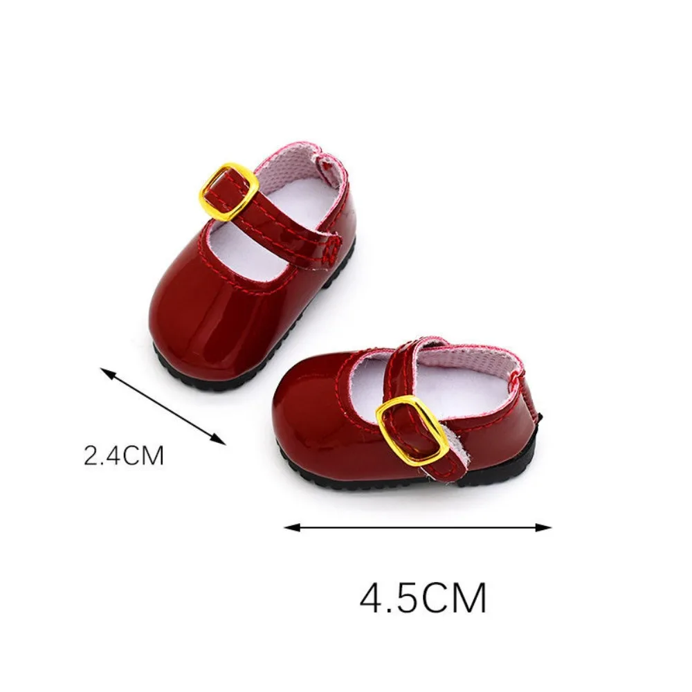 1/6 BJD Shoes For Feet Length 4cm Dolls Accessories 30cm Dolls Small Leather Shoes Sneakers Accessories Girls DIY Toys