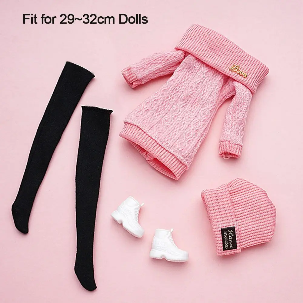 Doll Casual Wear Clothes Shoes Hats Sweaters Pants Handmade Girl Doll Wearing Set For 29~32cm Doll Clothes Accessories DIY Toys