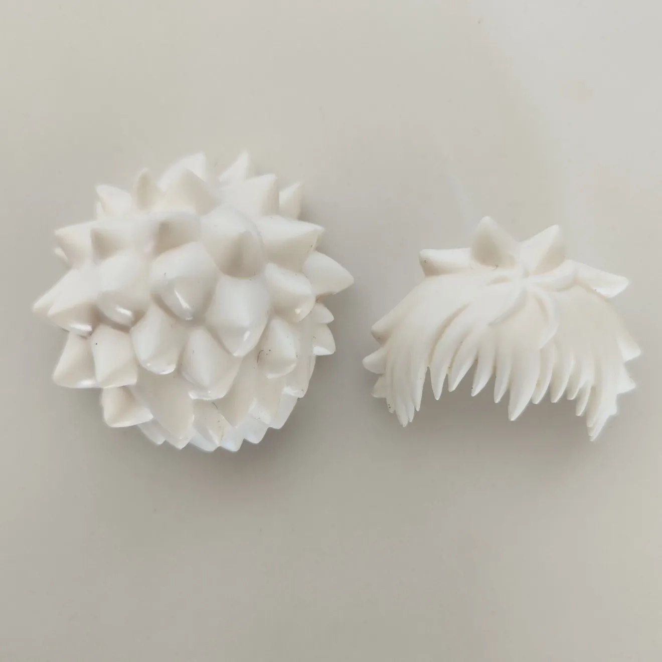GSC hair clay human hair OB11 white mold doll accessories