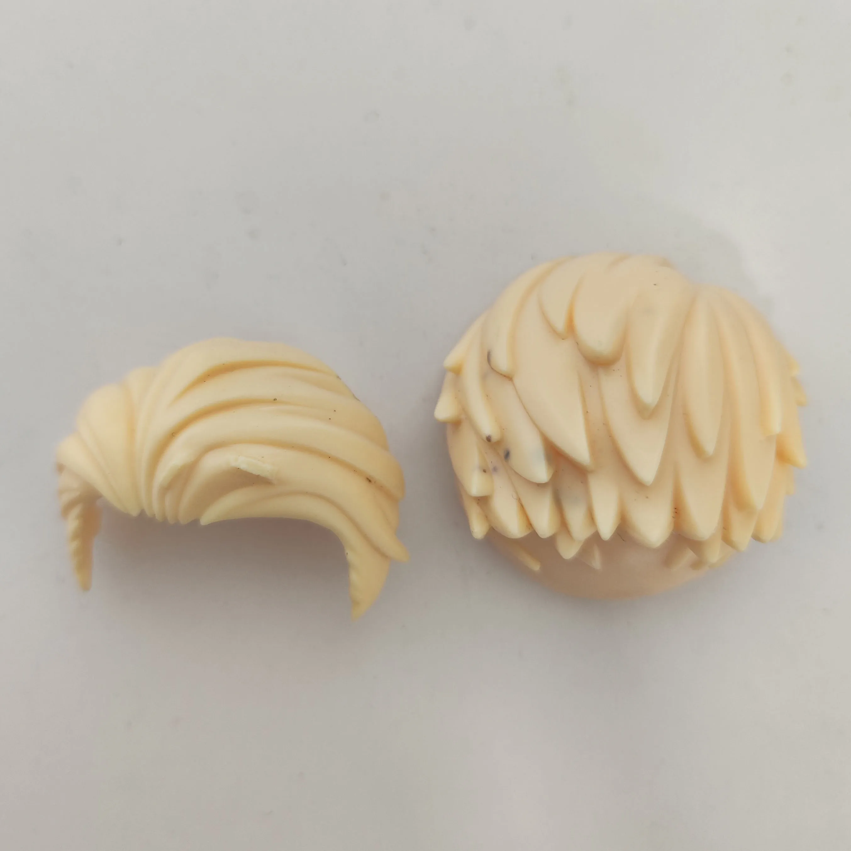 GSC hair clay human hair OB11 white mold doll accessories