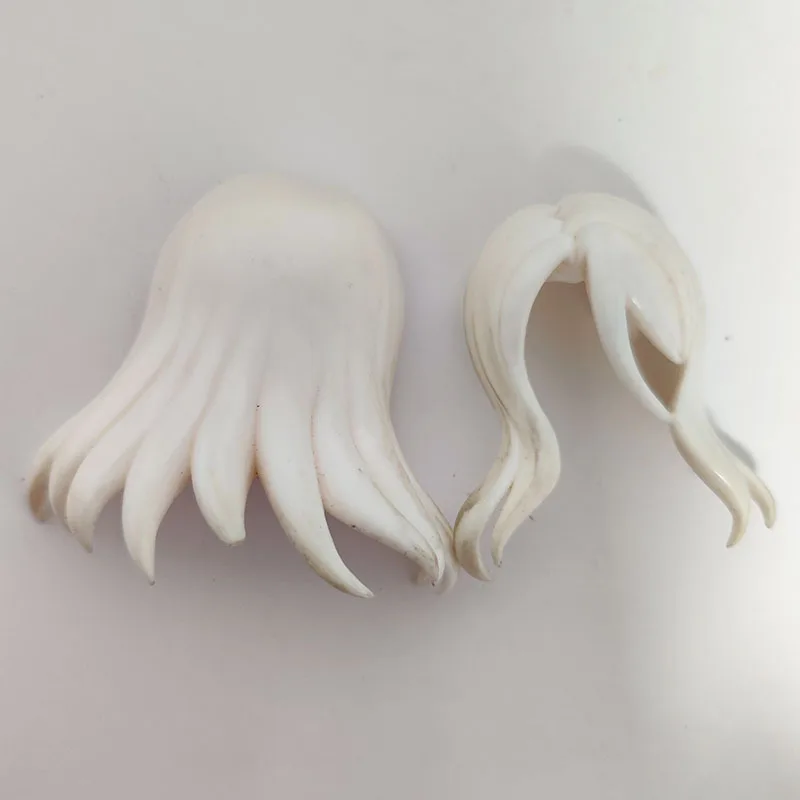 GSC hair clay human hair OB11 white mold doll accessories