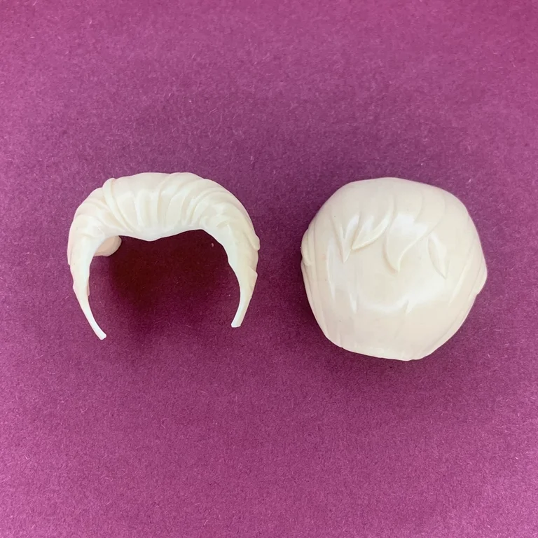 GSC hair clay human hair OB11 white mold doll accessories