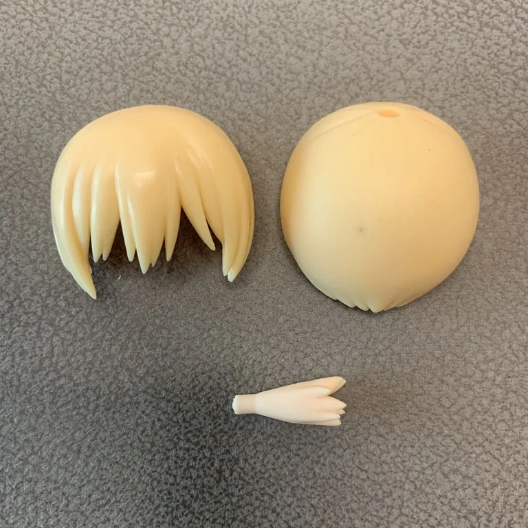 GSC hair clay human hair OB11 white mold doll accessories