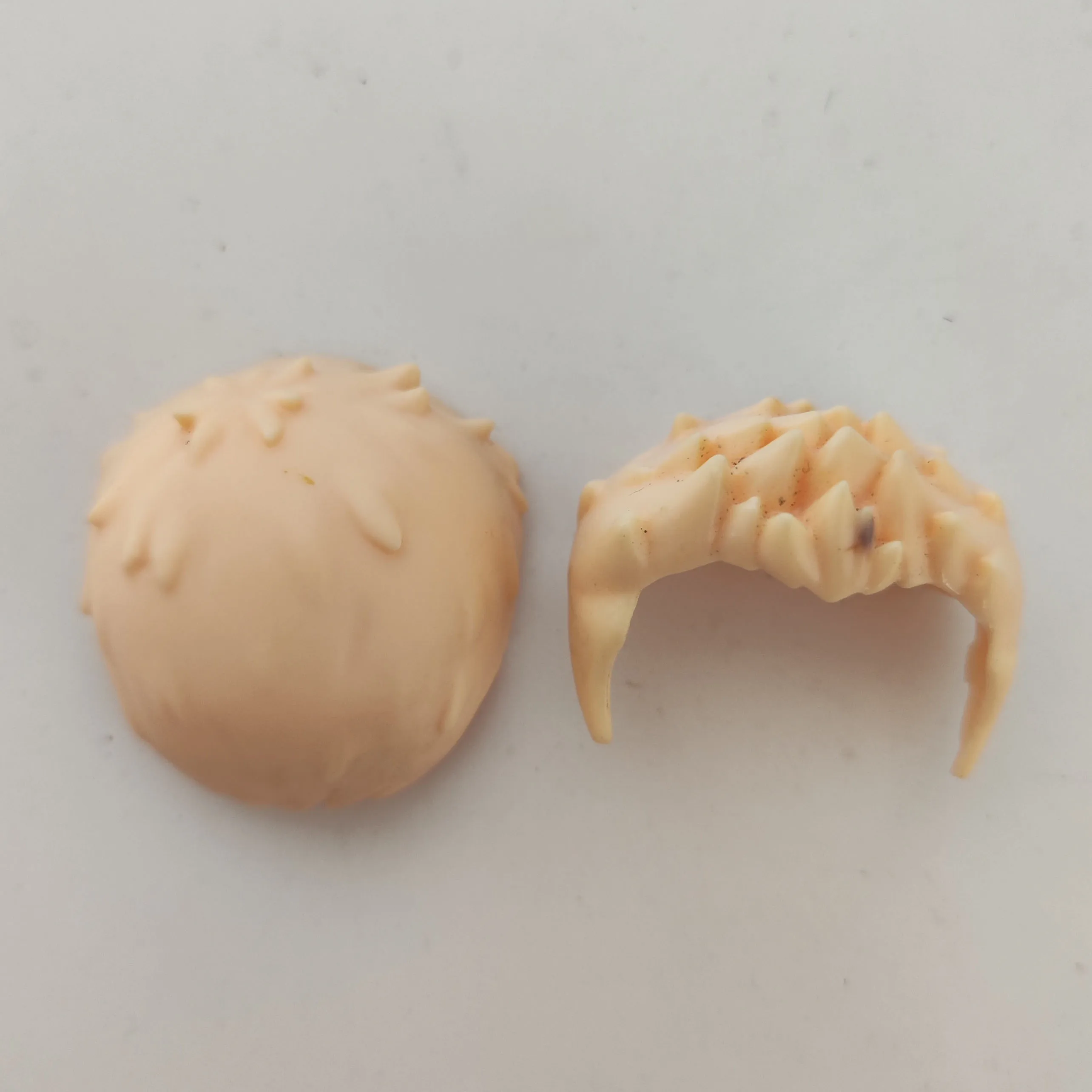 GSC hair clay human hair OB11 white mold doll accessories