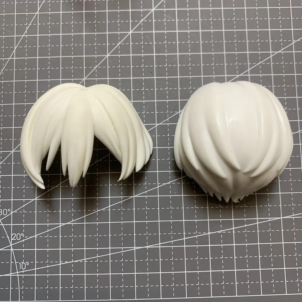 GSC hair clay human hair OB11 white mold doll accessories