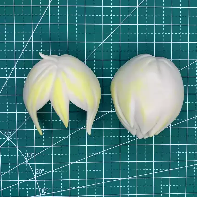 GSC hair clay human hair OB11 white mold doll accessories