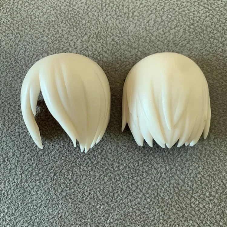 GSC hair clay human hair OB11 white mold doll accessories