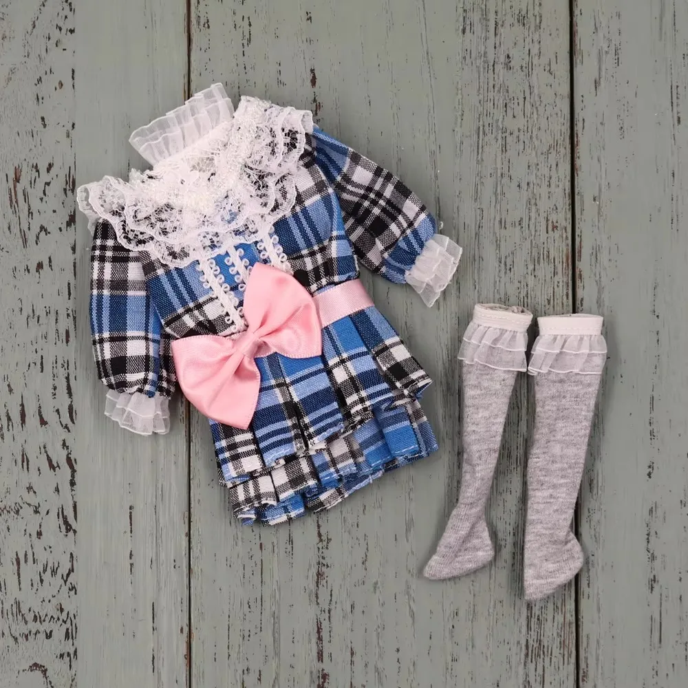B Series Outfits for Blyth Doll Dress Cool Clothes Suit for 1/6 Azone BJD Icy Dbs