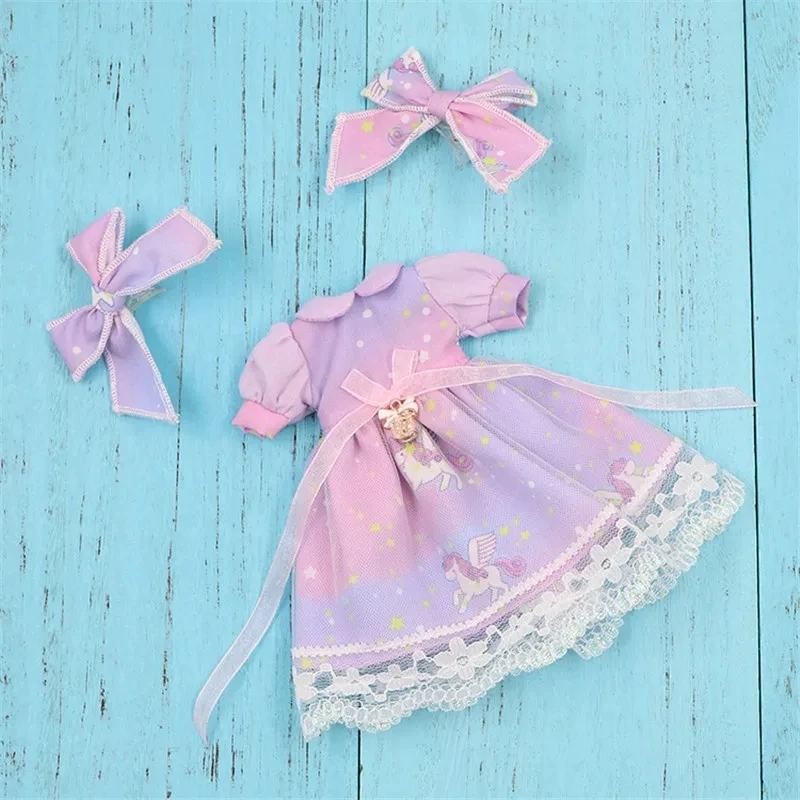 B Series Outfits for Blyth Doll Dress Cool Clothes Suit for 1/6 Azone BJD Icy Dbs