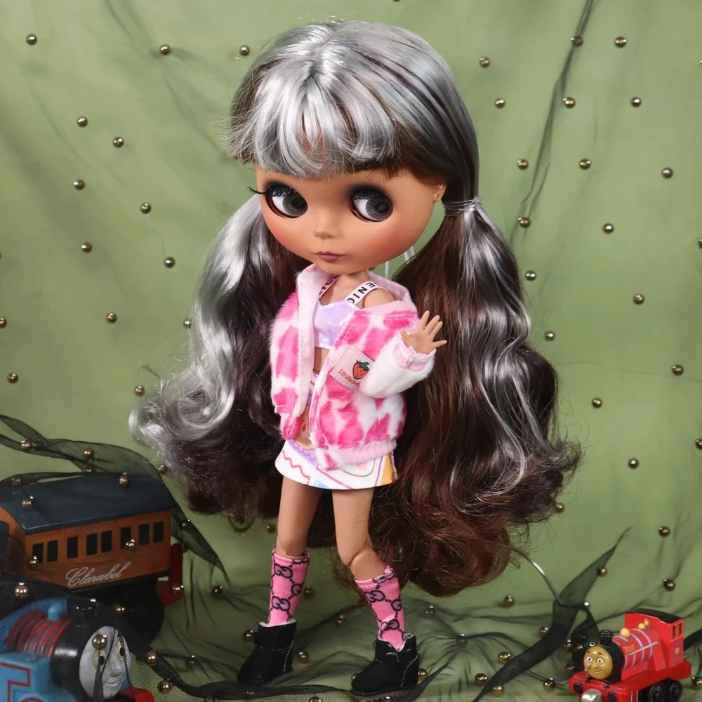 B Series Outfits for Blyth Doll Dress Cool Clothes Suit for 1/6 Azone BJD Icy Dbs