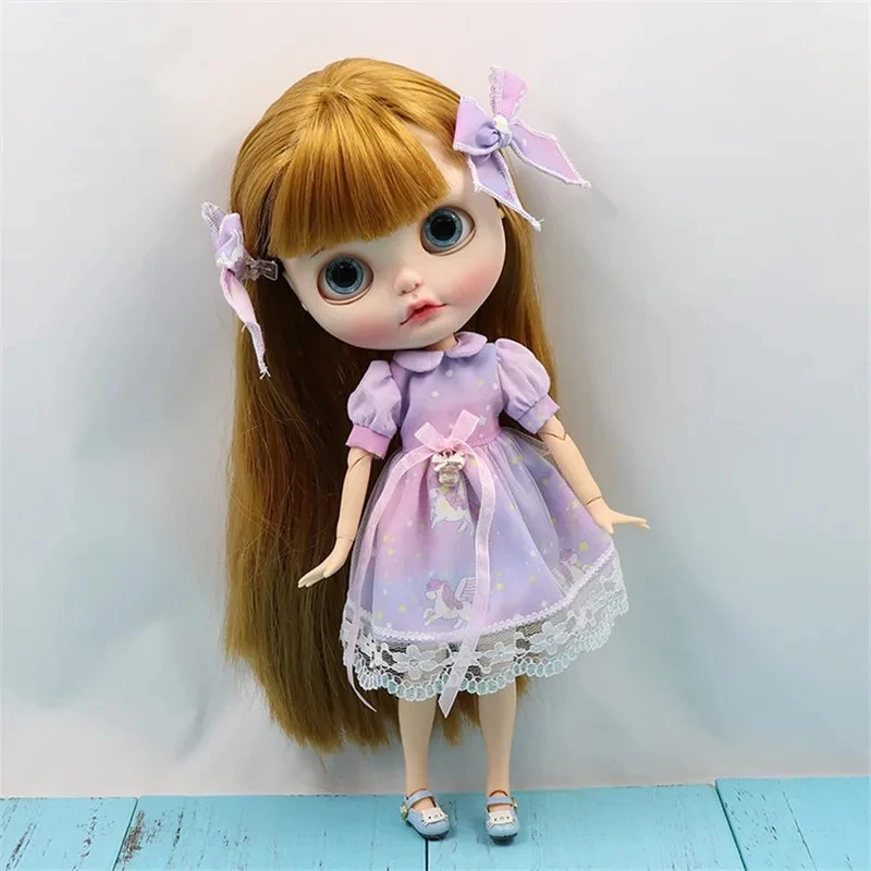 B Series Outfits for Blyth Doll Dress Cool Clothes Suit for 1/6 Azone BJD Icy Dbs