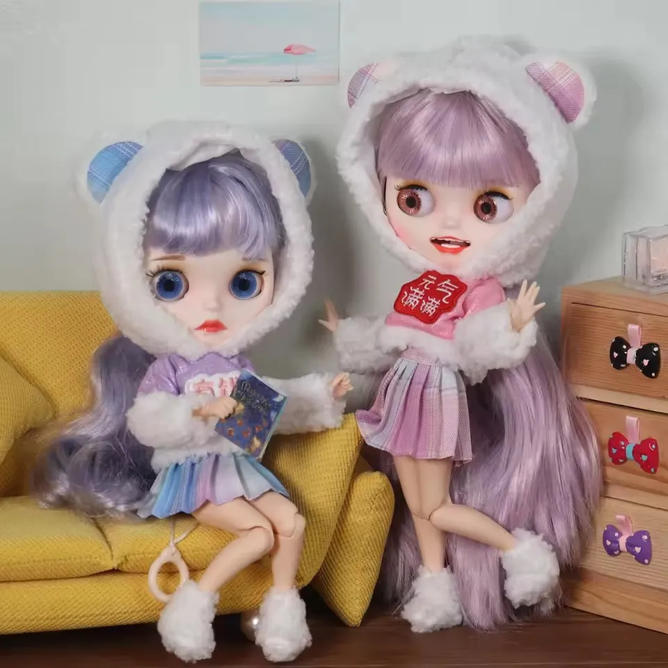 B Series Outfits for Blyth Doll Dress Cool Clothes Suit for 1/6 Azone BJD Icy Dbs