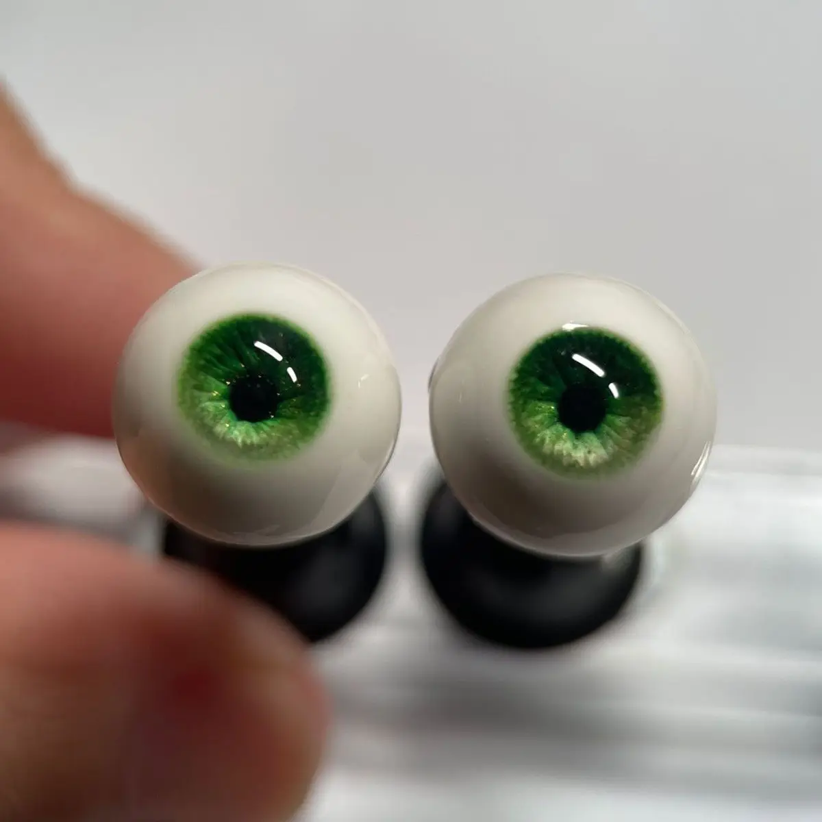 12/14/16/18mm Doll Eyes for 1/3 1/4 1/6 1/8 Bjd Doll Ob11 Plaster Eyeball Anti Yellow Handmade Girl Toys Doll Accessories
