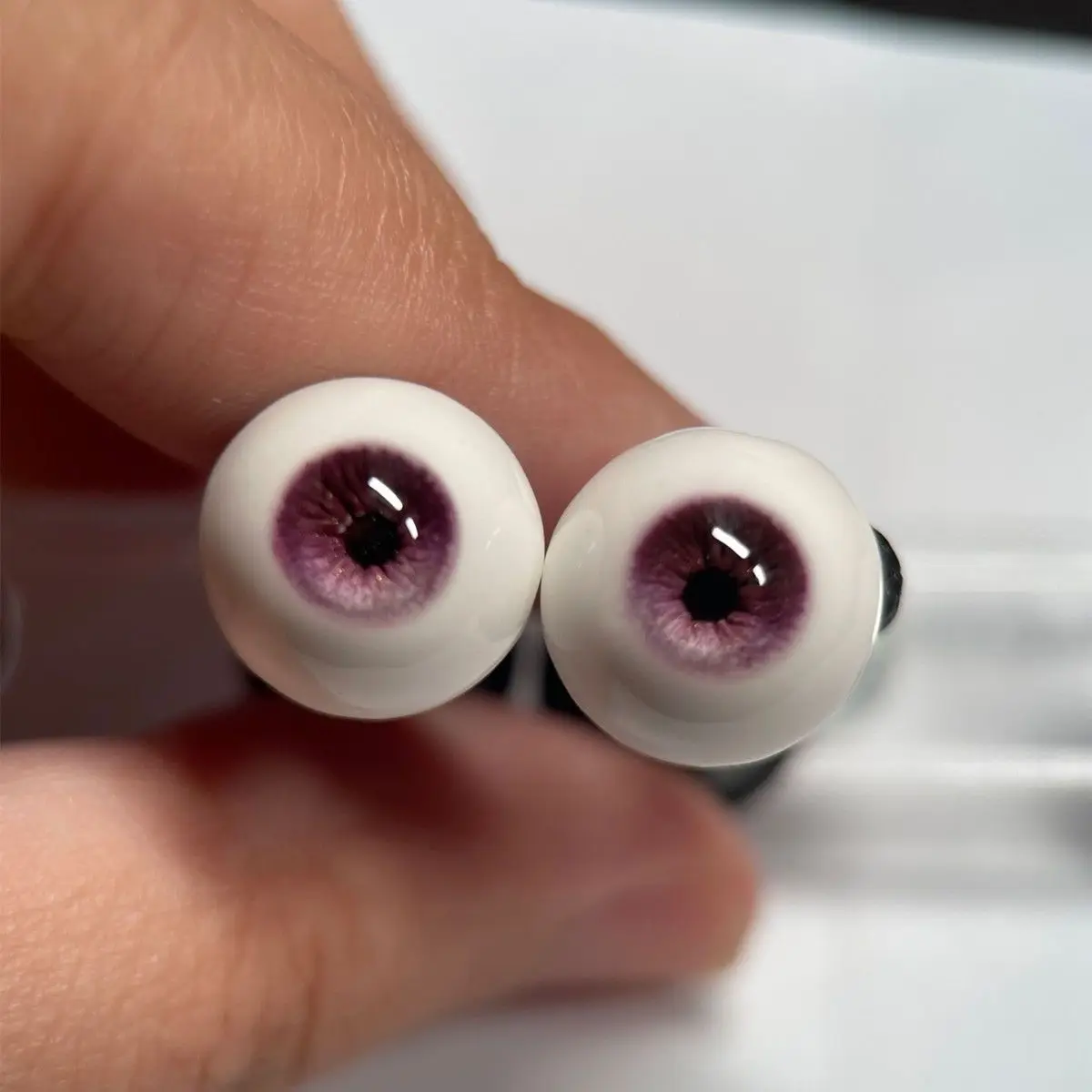 12/14/16/18mm Doll Eyes for 1/3 1/4 1/6 1/8 Bjd Doll Ob11 Plaster Eyeball Anti Yellow Handmade Girl Toys Doll Accessories
