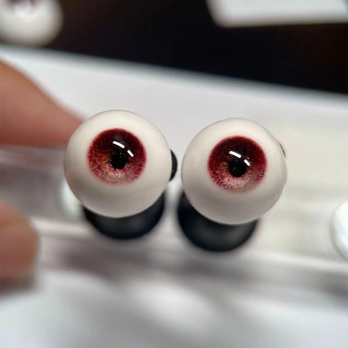 12/14/16/18mm Doll Eyes for 1/3 1/4 1/6 1/8 Bjd Doll Ob11 Plaster Eyeball Anti Yellow Handmade Girl Toys Doll Accessories