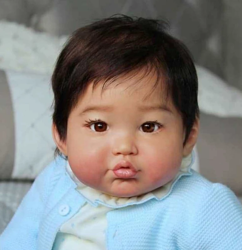 22Inch Reborn Doll Kit Lea Unfinished Doll Parts Diy Toy Blank Kit Fresh Color