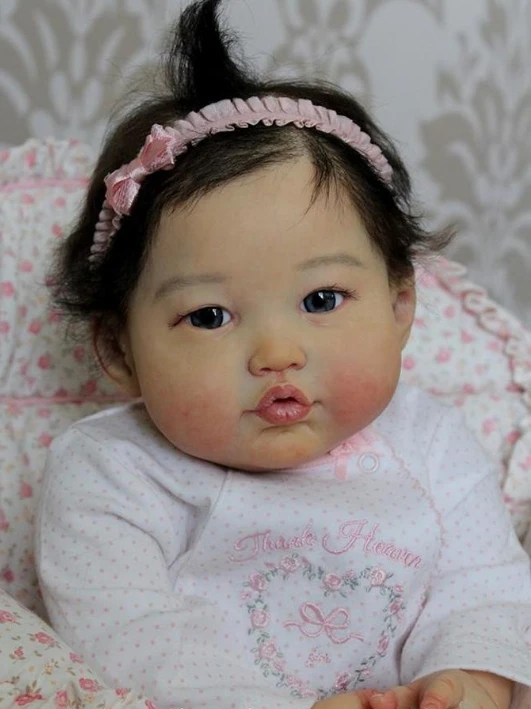 22Inch Reborn Doll Kit Lea Unfinished Doll Parts Diy Toy Blank Kit Fresh Color