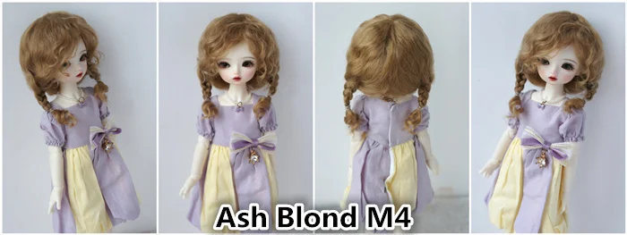 2026 Top Sale Soft BJD Mohair Wig Suit For Lati Yellow OB11 YOSD MSD SD Blythe Doll Hair Cute Braids Cheap Doll Accessories