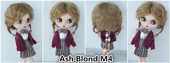 2026 Top Sale Soft BJD Mohair Wig Suit For Lati Yellow OB11 YOSD MSD SD Blythe Doll Hair Cute Braids Cheap Doll Accessories