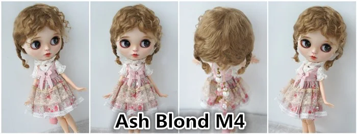2026 Top Sale Soft BJD Mohair Wig Suit For Lati Yellow OB11 YOSD MSD SD Blythe Doll Hair Cute Braids Cheap Doll Accessories
