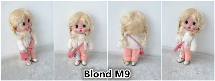 2026 Top Sale Soft BJD Mohair Wig Suit For Lati Yellow OB11 YOSD MSD SD Blythe Doll Hair Cute Braids Cheap Doll Accessories
