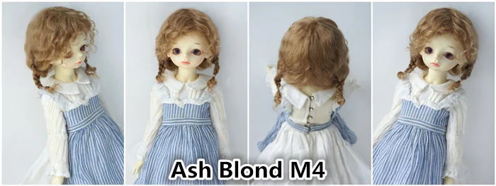 2026 Top Sale Soft BJD Mohair Wig Suit For Lati Yellow OB11 YOSD MSD SD Blythe Doll Hair Cute Braids Cheap Doll Accessories