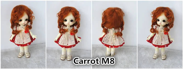 2026 Top Sale Soft BJD Mohair Wig Suit For Lati Yellow OB11 YOSD MSD SD Blythe Doll Hair Cute Braids Cheap Doll Accessories