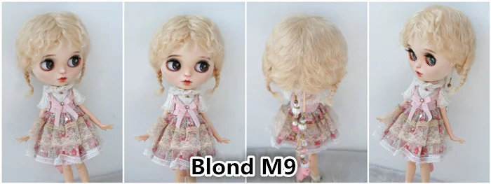 2026 Top Sale Soft BJD Mohair Wig Suit For Lati Yellow OB11 YOSD MSD SD Blythe Doll Hair Cute Braids Cheap Doll Accessories