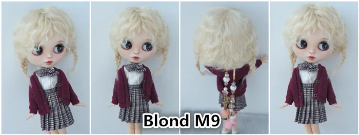 2026 Top Sale Soft BJD Mohair Wig Suit For Lati Yellow OB11 YOSD MSD SD Blythe Doll Hair Cute Braids Cheap Doll Accessories