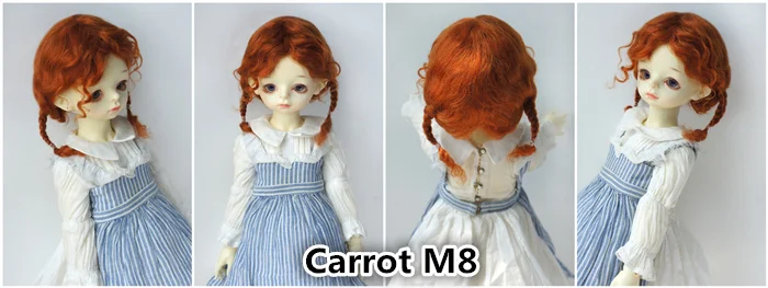 2026 Top Sale Soft BJD Mohair Wig Suit For Lati Yellow OB11 YOSD MSD SD Blythe Doll Hair Cute Braids Cheap Doll Accessories