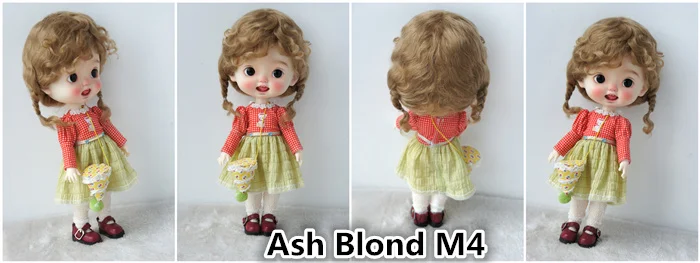 2026 Top Sale Soft BJD Mohair Wig Suit For Lati Yellow OB11 YOSD MSD SD Blythe Doll Hair Cute Braids Cheap Doll Accessories
