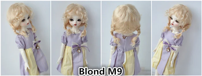 2026 Top Sale Soft BJD Mohair Wig Suit For Lati Yellow OB11 YOSD MSD SD Blythe Doll Hair Cute Braids Cheap Doll Accessories
