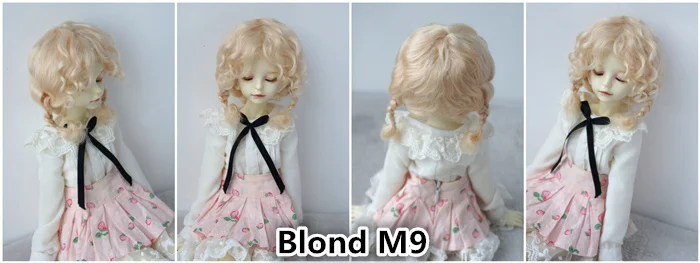 2026 Top Sale Soft BJD Mohair Wig Suit For Lati Yellow OB11 YOSD MSD SD Blythe Doll Hair Cute Braids Cheap Doll Accessories