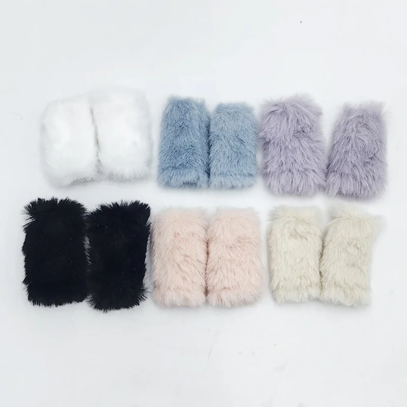 Fit for Blythe Doll Clothes Fur Coat Skirt for Ob24 Ob22 Azone Doll Winter Outfit Stocking