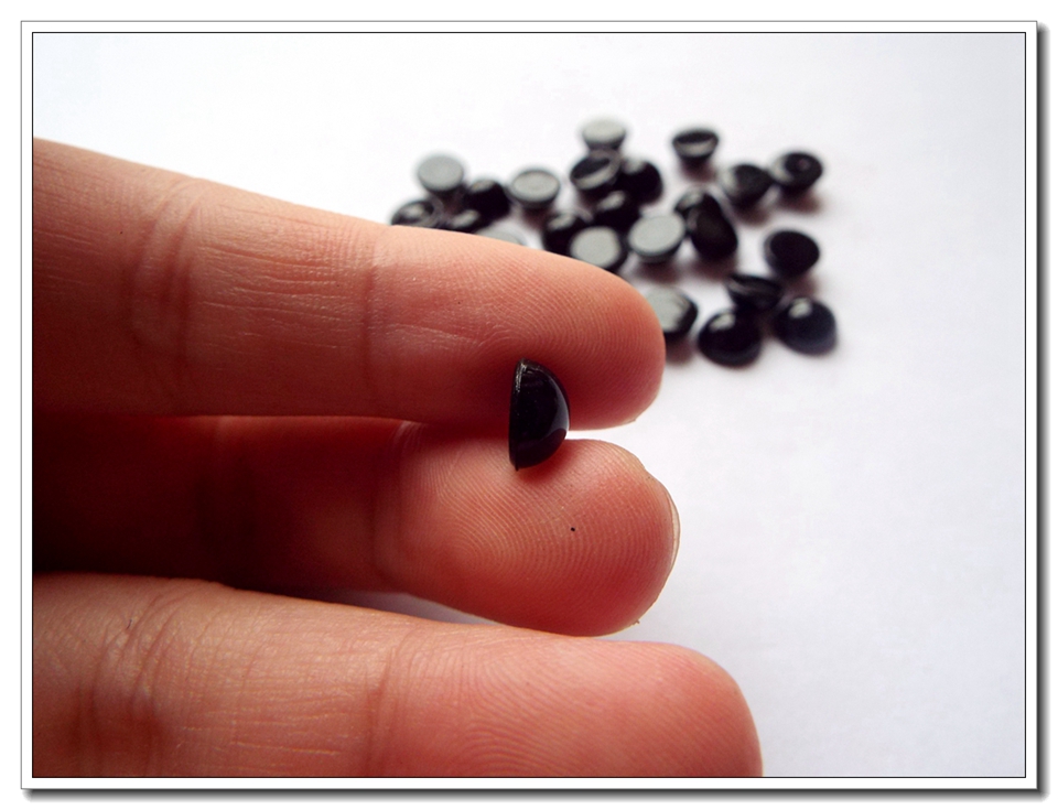 Wholesale Black Eyes Flat Back 4mm/5mm/6mm/8mm/10mm/12mm Animal Plastic Eyes Craft Teddy Bear Eyes For Amigurumi Crochet Doll