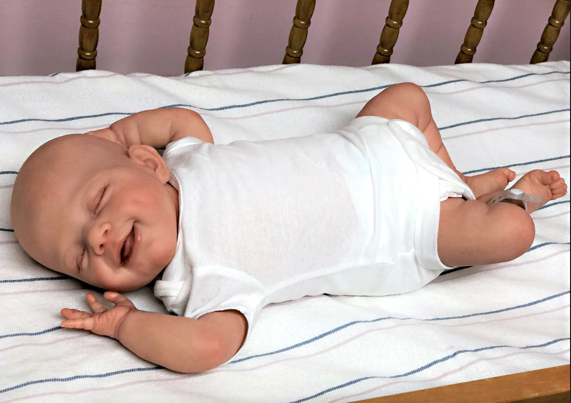 18 Inch April Bebe Reborn Doll Handmade Soft Bebe Reborn Doll Painted By Artists Newborn Gril With Rooted Hair