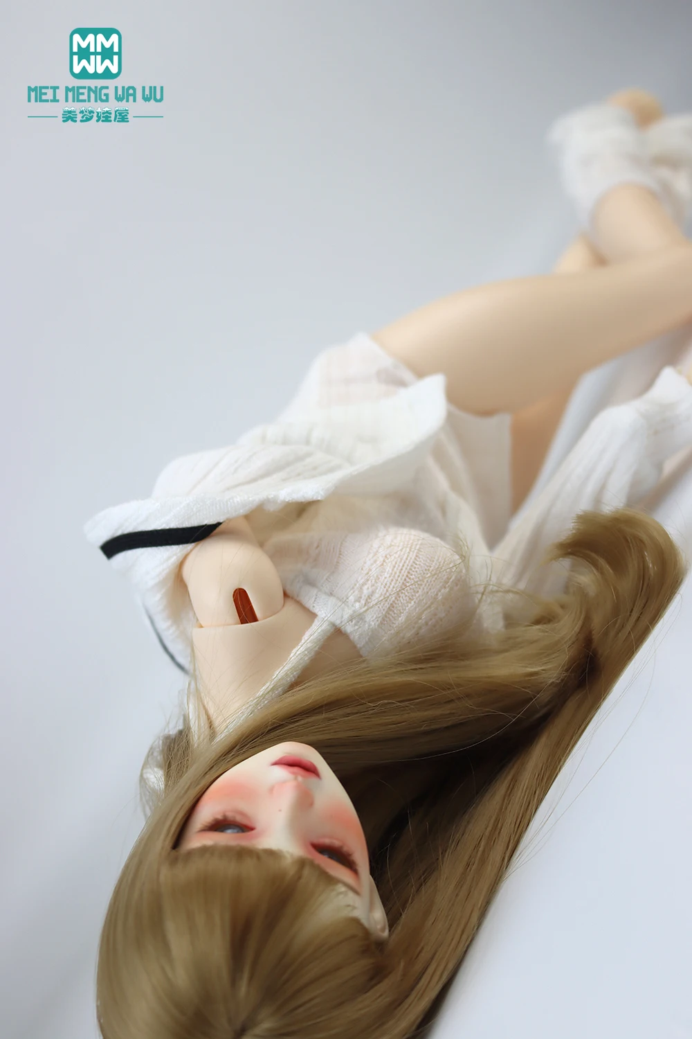 Doll Clothes Fashion Halter Slit Knit Skirt Sweater Coat Fit 43-60cm 1/4 /3 BJD DD SD13 Doll Accessories Girl Gift