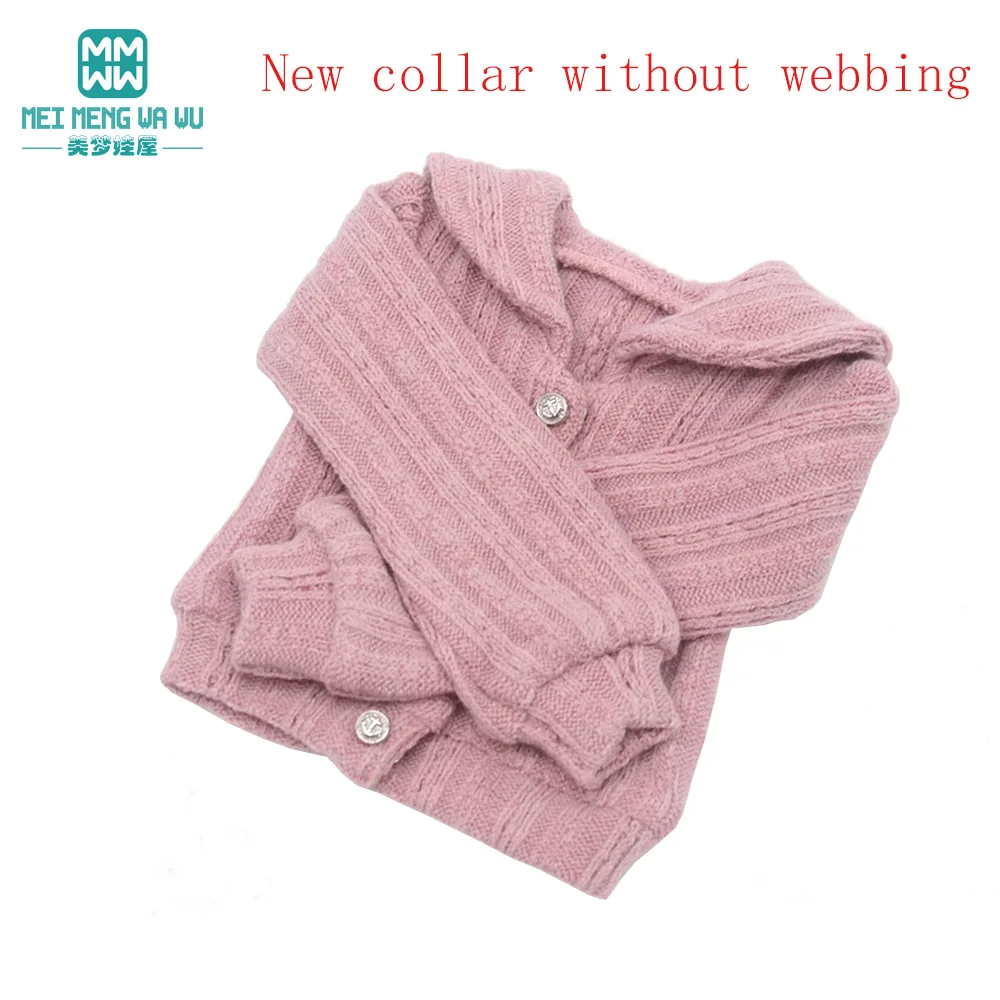 Doll Clothes Fashion Halter Slit Knit Skirt Sweater Coat Fit 43-60cm 1/4 /3 BJD DD SD13 Doll Accessories Girl Gift
