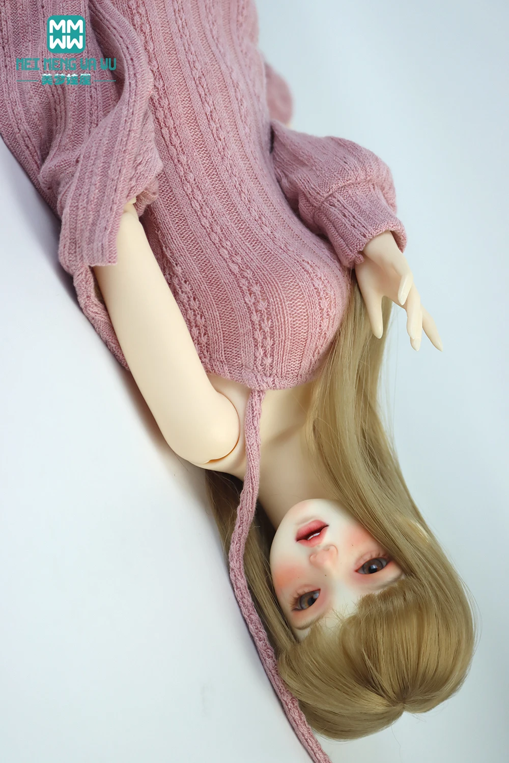 Doll Clothes Fashion Halter Slit Knit Skirt Sweater Coat Fit 43-60cm 1/4 /3 BJD DD SD13 Doll Accessories Girl Gift