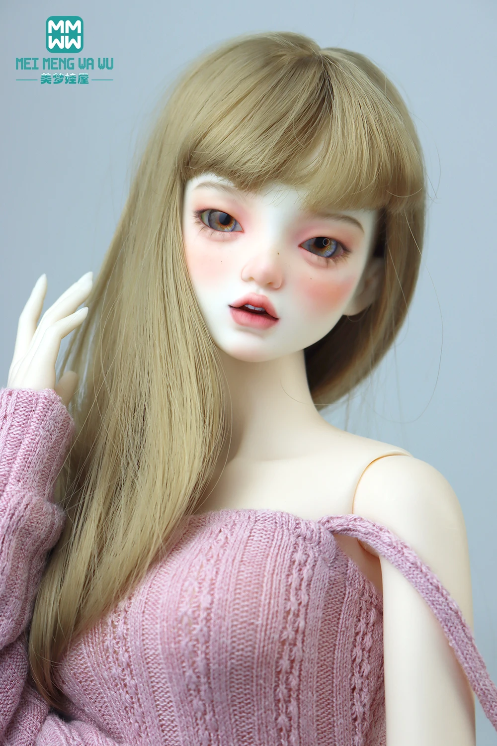 Doll Clothes Fashion Halter Slit Knit Skirt Sweater Coat Fit 43-60cm 1/4 /3 BJD DD SD13 Doll Accessories Girl Gift
