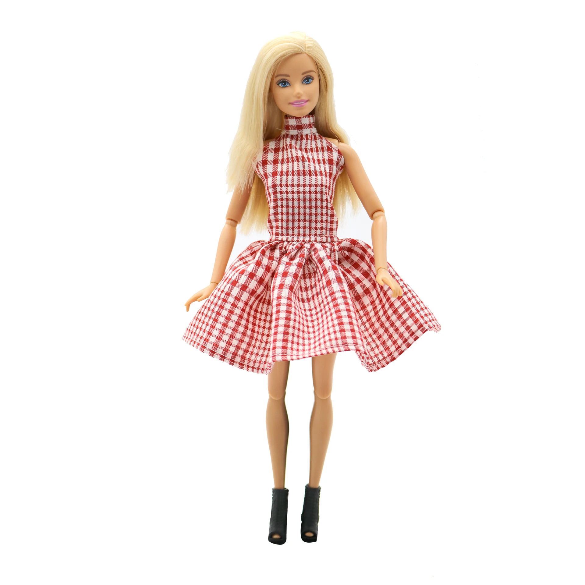 New 30cm 1/6 Plaid skirt Daily Wear Accessories Clothes for Barbies doll
