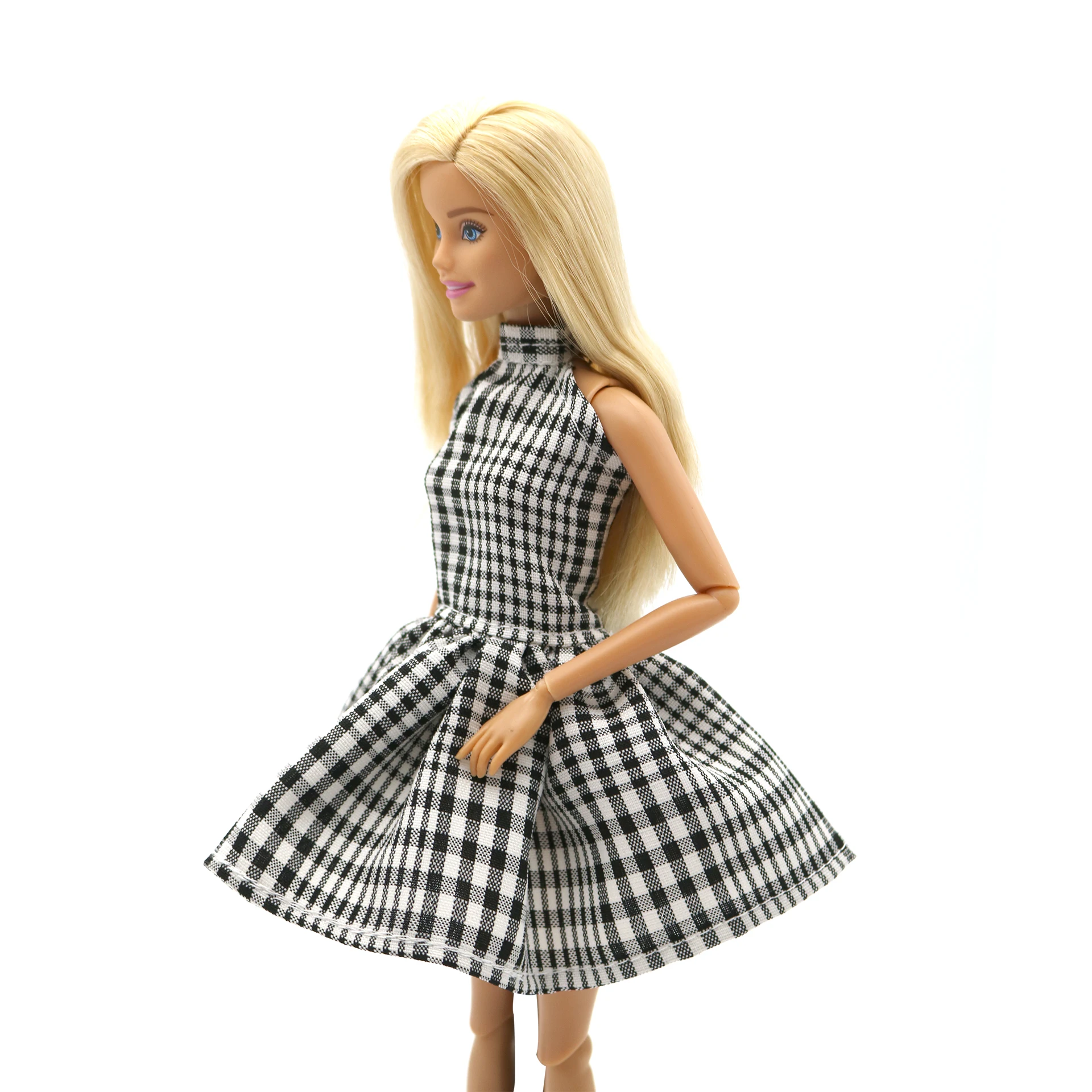 New 30cm 1/6 Plaid skirt Daily Wear Accessories Clothes for Barbies doll