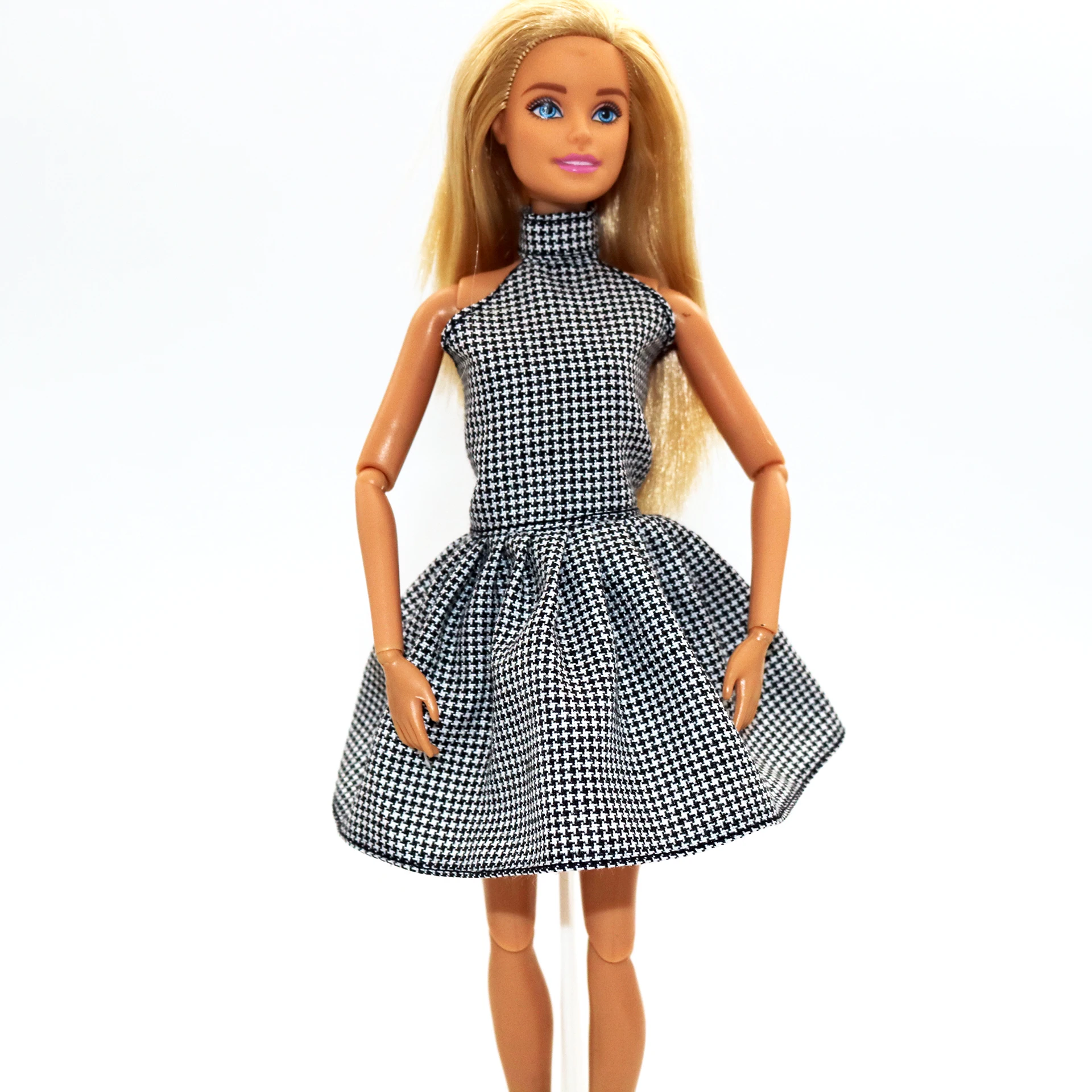 New 30cm 1/6 Plaid skirt Daily Wear Accessories Clothes for Barbies doll